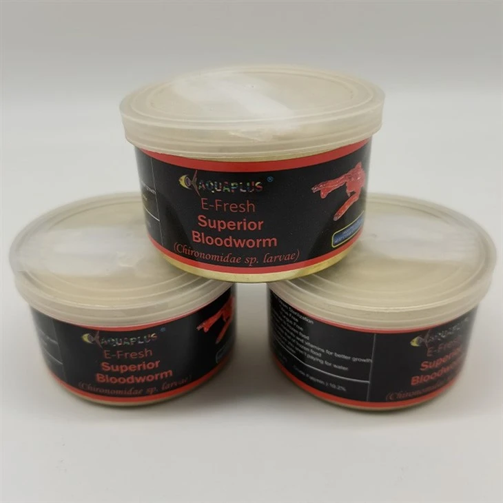 Canned Bloodworms Aquarium Fish Food